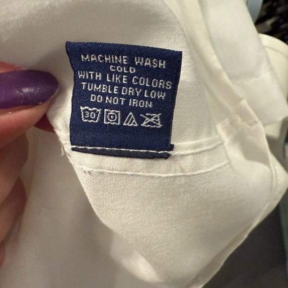 Men’s Attitude Gold short sleeve white button down shirt front pocket Size Large - Picture 11 of 11